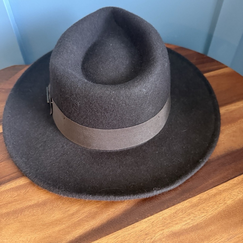 Indiana Jones 2008 Wool Fedora Hat Felted XL Brown Lucasfilm 23" Wide Brim - Picture 4 of 8
